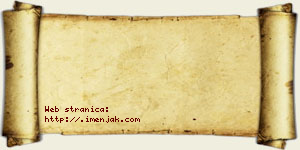 Mia Pribanović vizit kartica